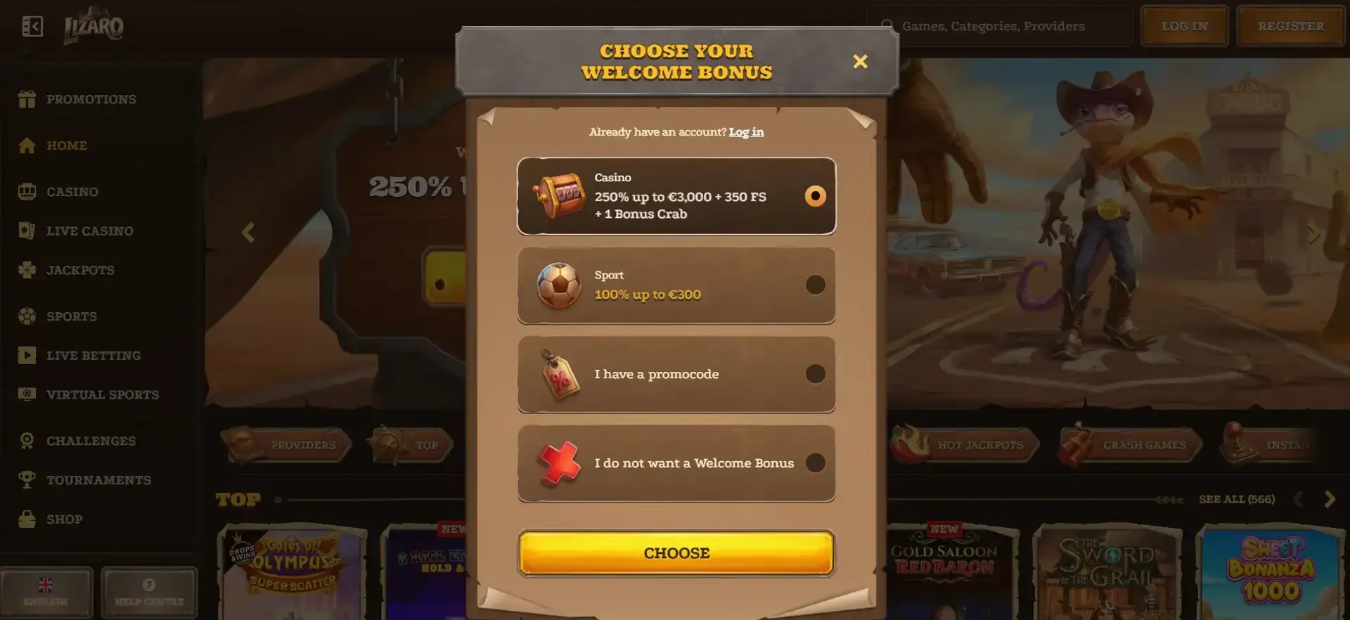 Lizaro Casino UK – Premium Online Casino with Top Games & Exclusive Bonuses image 2