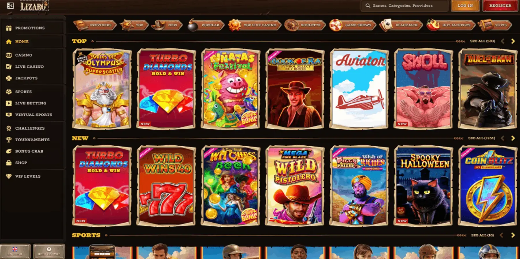 Lizaro Casino UK – Premium Online Casino with Top Games & Exclusive Bonuses image 3